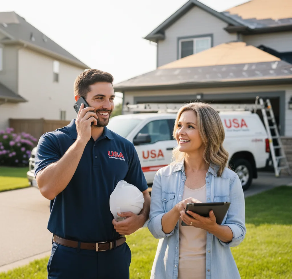 USA Roof Repair Experts customer support in Tucker